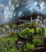 El Greco View of Toledo oil painting picture wholesale